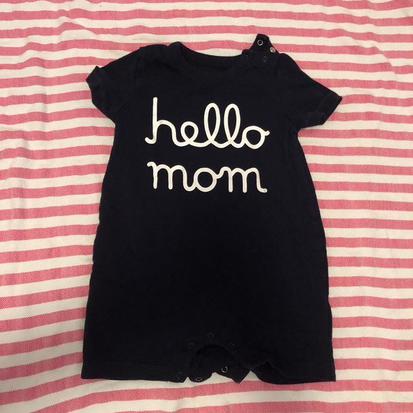GAP Other - BabyGap Hello Mom Romper